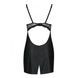 Бэби-долл из эко-кожи и кружева Passion LOONA CHEMISE L/XL, black SO5358 фото 6
