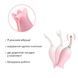 Ультразвуковой вибратор для клитора Otouch Bloom Ultrasonic Clitoris, 2 доп насадки SO9398 фото 3