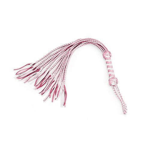 Флогер Liebe Seele White & Pink Leather Whip SX2833 фото