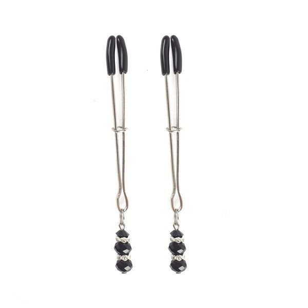 Зажимы для сосков Art of Sex - Nipple Clamps Lovely Black SO5860 фото