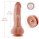 Ультрареалистичный фаллоимитатор для секс-машин Hismith 8.3&Prime; 2-layers Silicone Flesh Dildo,2-слойный SO6204 фото 7