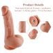 Ультрареалистичный фаллоимитатор для секс-машин Hismith 8.3&Prime; 2-layers Silicone Flesh Dildo,2-слойный SO6204 фото 2