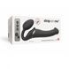 Безремневой страпон с вибрацией Strap-On-Me Vibrating Black M, диаметр 3,8см, пульт ДУ, регулируемый SO3354 фото 4