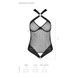 Сітчастий боді з халтером Passion Amanda Body XXL/XXXL, black SO5317 фото 5