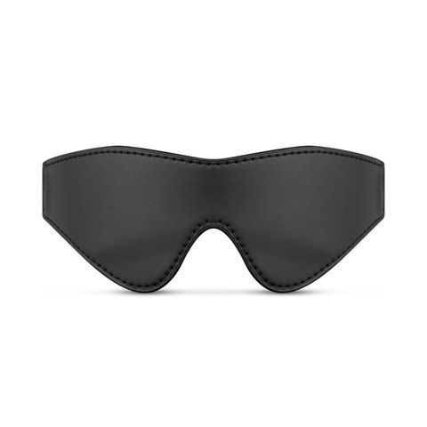 Маска Bedroom Fantasies: Faux Leather Blindfold, чорна SO8824 фото