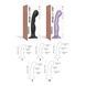 Насадка для страпона Strap-On-Me Dildo Plug P&G Lilas Metallic L SO9004 фото 4