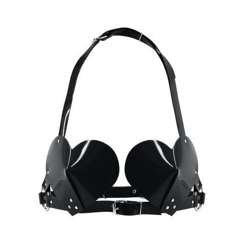 Ліф Серце Feral Feelings - Hearts Bra Black SO9308 фото