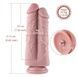 Подвійний дилдо для секс-машин Hismith 8.5&Prime; Two Cocks One Hole Silicone Dildo SO6206 фото 7