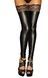 Чулки с мокрым эффектом Noir Handmade F135 Powerwetlook stockings, 3XL, без мысков SX0022 фото 1