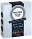 Набір презервативів Mister Size - pure feel - 53&ndash;57&ndash;60 (3 condoms) (м'ята упаковка!!!) SO8040-R фото 1
