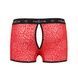 Мужские прозрачные боксеры Passion 046 SHORT PARKER L/XL Red, сетка, под леопард SO7609 фото 6