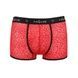 Мужские прозрачные боксеры Passion 046 SHORT PARKER L/XL Red, сетка, под леопард SO7609 фото 5