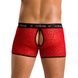 Мужские прозрачные боксеры Passion 046 SHORT PARKER L/XL Red, сетка, под леопард SO7609 фото 2