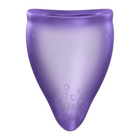 Менструальна чаша Fun Factory FUN CUP SIZE B Black Currant, багаторазова, діаметр 4,3 см, об&rsquo;єм 30 мл SX3675 фото