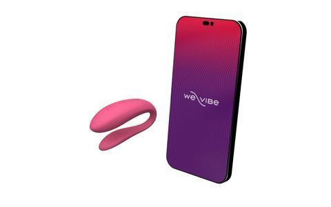 Смарт-вібратор для пар We-Vibe Sync Lite Pink, 10 віброрежимів, можна поєднувати з проникним сексом SO8766 фото