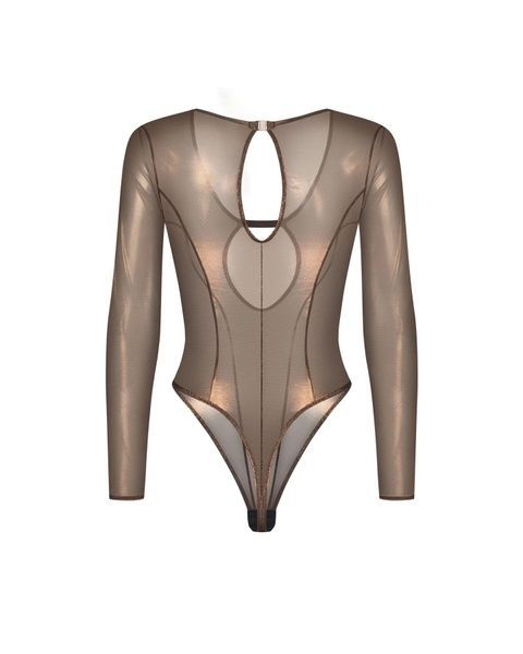 Боді Obsessive Soranna long-sleeved teddy S/M SX3620 фото