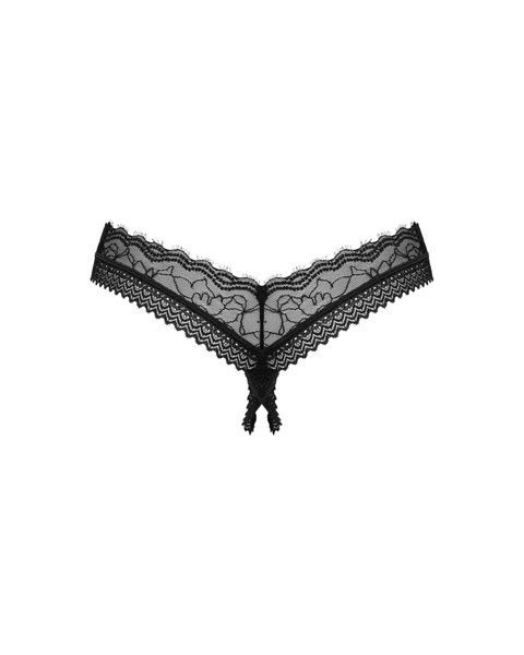 Трусики Obsessive Medilla crotchless thong XS/S SO9061 фото
