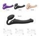 Безремневой страпон с вибрацией Strap-On-Me Vibrating Violet M диаметр 3,8 см, пульт ДУ, регулируемый SO3825 фото 2