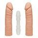 Фалоімітатор подвійний Doc Johnson The D - Double D - 16 Inch - ULTRASKYN, діаметр 4,4 см, Vack-U-Lo SO1575 фото 1