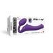 Безремневой страпон с вибрацией Strap-On-Me Vibrating Violet M диаметр 3,8 см, пульт ДУ, регулируемый SO3825 фото 7