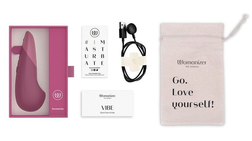 Вібратор Womanizer Vibe Dusky Pink SX2144 фото