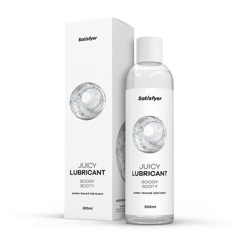 Анальна змазка на водній основі Satisfyer Juicy Lubricant Boogy Booty water based 300 мл SX2717 фото