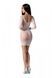Напівпрозора мінісукня Passion BS101 One Size, white, рукава-мітенки SO8946 фото 2