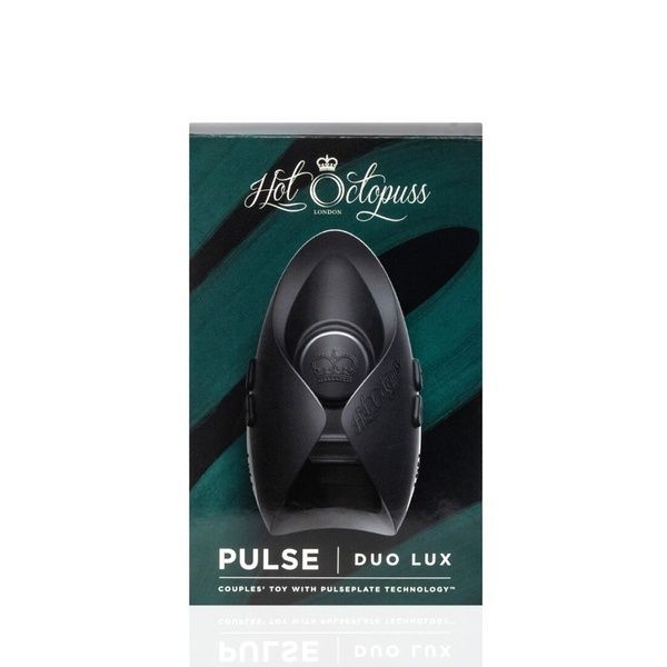 Іграшка для пар Hot Octopuss PULSE DUO LUX, пульсація+вібрація, використання без рук, 2 пульти SO8730 фото