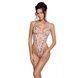 Еротичний боді з малюнком Passion LOVELIA BODY S/M, white SO4757 фото 1
