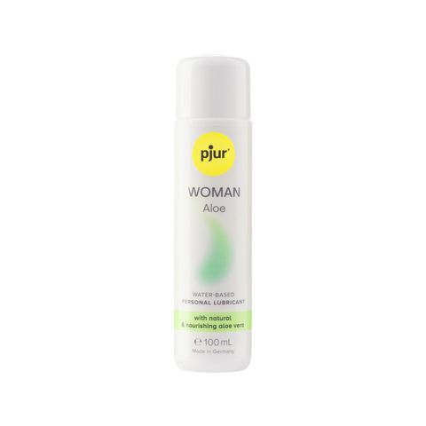 Лубрикант на водній основі pjur Woman Aloe 100 мл з екстрактом алое, зволожувальний, без парабенів PJ13320 фото