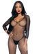 (SALE) Leg Avenue Catch Me Fishnet Bodystocking Black O/S SO8613 фото 1