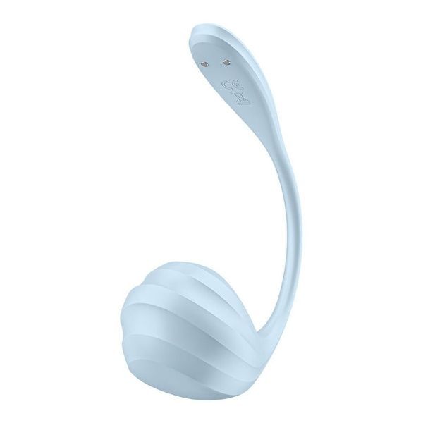 Смарт-виброяйцо Satisfyer Smooth Petal Connect App Light Blue SX0667 фото