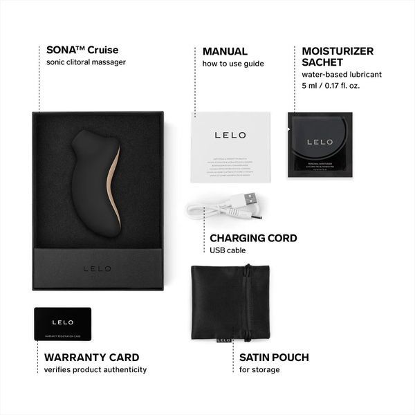 Звуковий стимулятор LELO SONA Cruise Black SX2550 фото