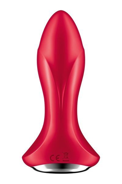 Анальна смарт-вібропробка із перлинним масажем Satisfyer Rotator Plug 1+ Red SO6277 фото