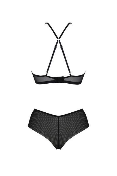 Комплект Passion KERRIA BIKINI black, L/XL, бралет і трусики-бікіні SX0482 фото