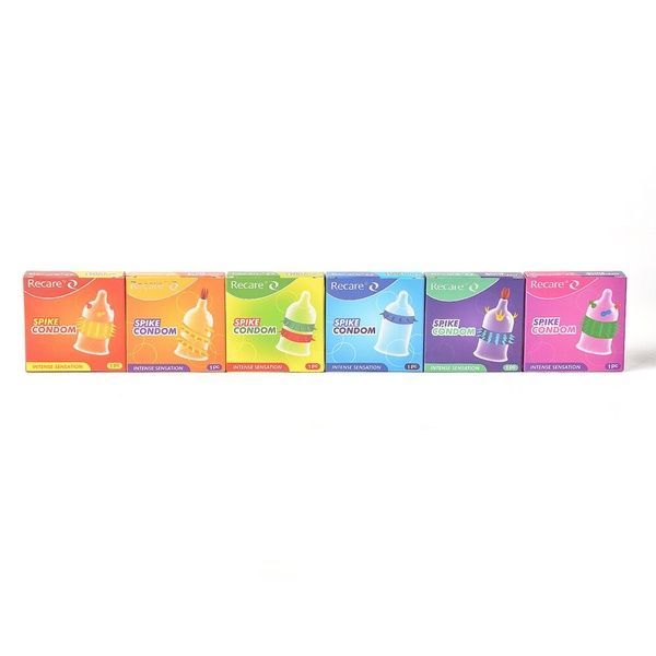 Насадка на член Recare Spike Condom Blue (презерватив з шипами) SX3350 фото