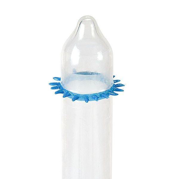 Насадка на член Recare Spike Condom Blue (презерватив з шипами) SX3350 фото