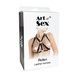 Портупея жіноча Art of Sex - Aiden Leather harness, Чорна L-2XL SO8397 фото 4