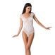 Бодистокинг Passion BS064 One Size, White, боди, закрытое плечо, открытый доступ PBS064W фото 1