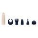 Вібромасажер Pillow Talk Secrets Desires 6-Piece Mini Massager Set - Navy SO7750 фото 2