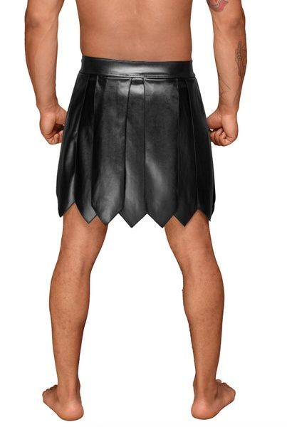 Мужская юбка гладиатора Noir Handmade H053 Eco leather men's gladiator skirt, M, экокожа SX0072 фото
