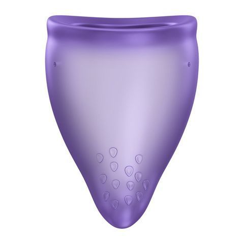 Менструальна чаша Fun Factory FUN CUP SIZE A Black Currant, багаторазова, діаметр 4 см, об&rsquo;єм 20 мл SX3683 фото
