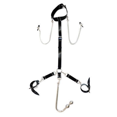 Бондажний набір з металевим анальним гаком Art of Sex Beatrice Bondage set with anal hook №&thinsp;3 SO8508 фото