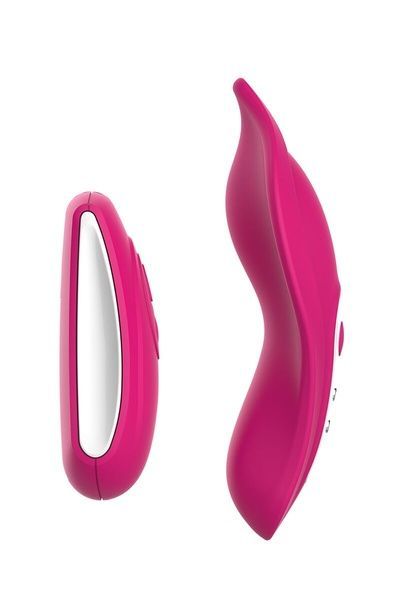 Вибратор в трусики Liebe Panty Vibe Recargable Cerise, нагрев до 39 &deg;C, пульт, трусики S-M в комплекте SX1594 фото