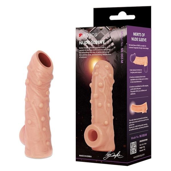 Насадка на член Kokos Nude Sleeve NS 002 S SX4625 фото