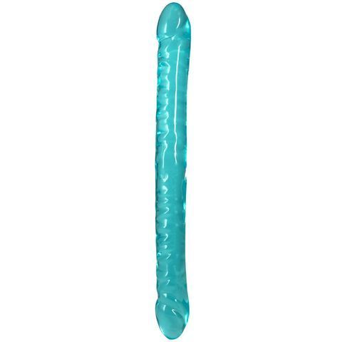 Фалоімітатор двосторонній Doc Johnson Crystal Jellies Double Dong SX4422 фото