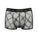 Мужские прозрачные боксеры Passion 032 SHORT JAMES L/XL Black, сетка SO7567 фото 5