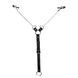 Зажимы для сосков с фиксацией на пенисе Art of Sex &ndash; Nipple Clamps for Men, экокожа SO5146 фото 2