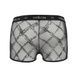Мужские прозрачные боксеры Passion 032 SHORT JAMES L/XL Black, сетка SO7567 фото 6