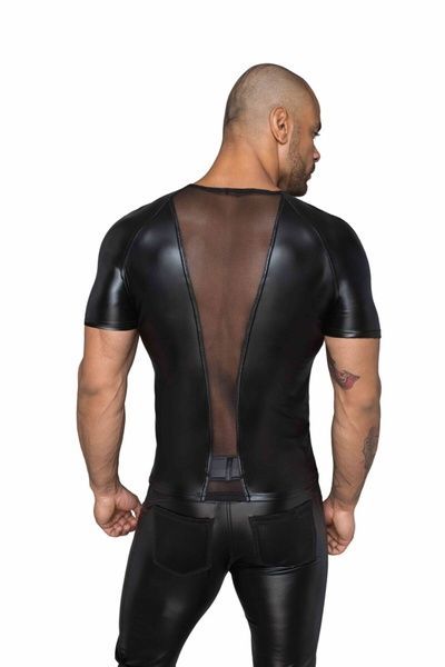 Футболка с мокрым эффектом Noir Handmade H056 Men's T-shirt made of powerwetlook, S SX0085 фото